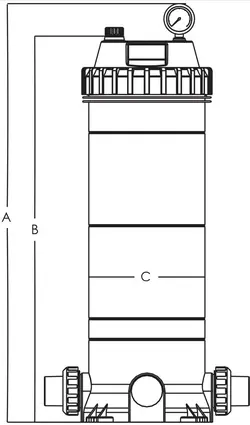 فیلتر کارتریجی استخر ایمکس مدل CF100 | گرم لوکس