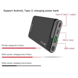 پاوربانک فست شارژ یسیدو مدل YP13 ظرفیت ۱۰۰۰۰ میلی آمپر ساعت