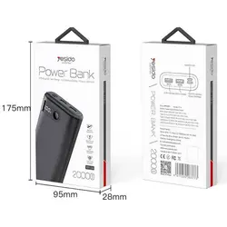 پاوربانک فست شارژ یسیدو مدل YP14 ظرفیت 20000 میلی آمپر ساعت