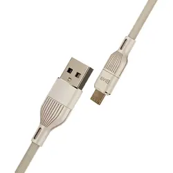 کابل فست شارژ پی وی سی USB به microUSB بیوا (Biva) مدل C-02V طول 1.2 متر، ارسال رایگان