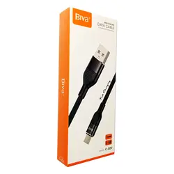 کابل فست شارژ پی وی سی USB به microUSB بیوا (Biva) مدل C-02V طول 1.2 متر، ارسال رایگان