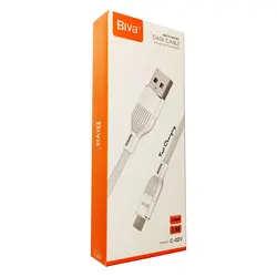کابل فست شارژ پی وی سی USB به microUSB بیوا (Biva) مدل C-02V طول 1.2 متر، ارسال رایگان