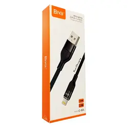 کابل فست شارژ پی وی سی USB به Lightning (آیفون) بیوا (Biva) مدل C-02L طول 1.2 متر، ارسال رایگان