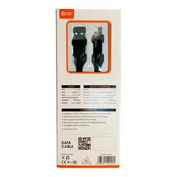 کابل فست شارژ پی وی سی USB به Lightning (آیفون) بیوا (Biva) مدل C-02L طول 1.2 متر، ارسال رایگان