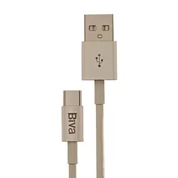 کابل فست شارژ USB به Type-C بیوا (Biva) مدل C-11T طول 1.5 متر، 3 آمپر، ارسال رایگان