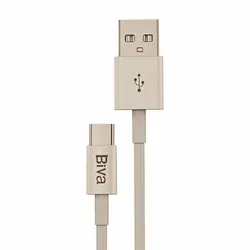 کابل فست شارژ USB به Type-C بیوا (Biva) مدل C-10T طول 1.2 متر، 3 آمپر، ارسال رایگان