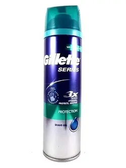 ژل اصلاح ژیلت Gillette سری 3X Action مدل Protection حجم 200 میلی لیتر - فروشگاه ژیلت سنتر