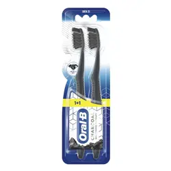 مسواک اورال بی مدل CHARCOAL WHITENING بسته 2 عددی - فروشگاه ژیلت سنتر