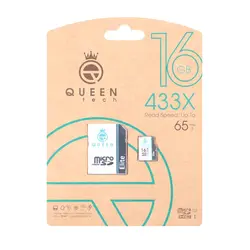 کارت حافظه کوئین تک مدل Micro SDHC U1 Elite 433X ظرفیت ۱۶ گیگابایت