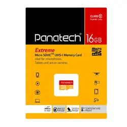 کارت حافظه پاناتک مدل Micro SDHC Extreme ظرفیت ۱۶ گیگابایت - فروشگاه اینترنتی حبیب بابا