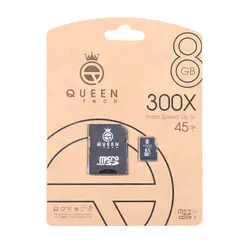 کارت حافظه کوئین تک مدل Micro SDHC U1 300X ظرفیت ۸ گیگابایت - فروشگاه اینترنتی حبیب بابا