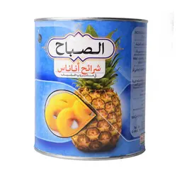 خرید کمپوت آناناس الصباح سه کیلویی 6عددی(50-65 حلقه) - فروشگاه حالاچی