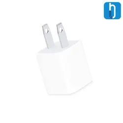 شارژر دیواری اصلی اپل 5 وات مدل MD810