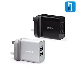 شارژر دیواری انکر مدل دو پورت Anker A2021