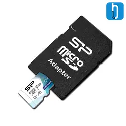 کارت حافظه microSDXC سیلیکون پاور مدل Superior Pro کلاس 10 100MBps سرعت UHS-I U3همراه با آداپتور SD ظرفیت 64 گیگابایت