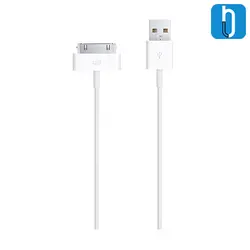 کابل شارژ غیر اصلی USB به 30 پین اپل طول 1 متر