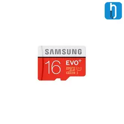 کارت حافظه microSDXC سامسونگ مدل Evo Plus کلاس 10 سرعت 100MBps همراه با آداپتور SD ظرفیت 16 گیگابایت
