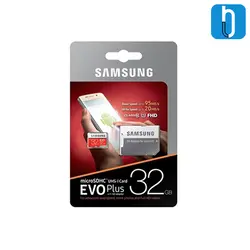 کارت حافظه microSDXC سامسونگ مدل Evo Plus کلاس 10 سرعت 100MBps همراه با آداپتور SD ظرفیت 32 گیگابایت