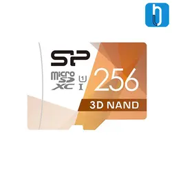 کارت حافظه microSDXC سیلیکون پاور مدل Superior Pro کلاس 10 100MBps سرعت UHS-I U3 همراه با آداپتور SD ظرفیت 256 گیگابایت