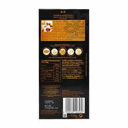 شکلات تلخ ۷۰ درصد با موس و مغز کارامل نمکی ۱۵۰ گرم لینت - lindt