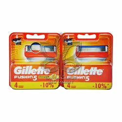 تیغ یدک فیوژن فایو پاور ۴ عدد ژیلت - gillette
