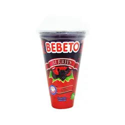 پاستیل توت دو رنگ ۱۰۰ گرم لیوانی ببتو - bebeto