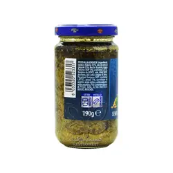 سس پستو سبز ( بدون سیر ) ۱۹۰ گرم وردروسو اورو - verderosso oro
