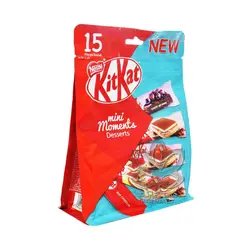 شکلات کیت کت مینی مومنتز ۱۵ عدد کادویی کیت کت - kitkat