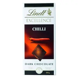 شکلات تلخ فلفلی ( چیلی ) ۱۰۰ گرم اکسلنس لینت - lindt