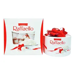شکلات نارگیلی با مغز بادام ۲۰۰ گرم کادویی رافائلو – raffaello