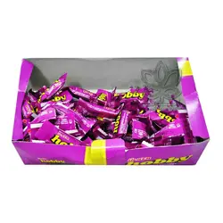 شکلات با تکه های فندق ۶۰۰ گرم مینی هوبی - hobby