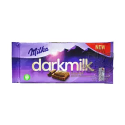 شکلات شیری دارک ۸۵ گرم میلکا - milka