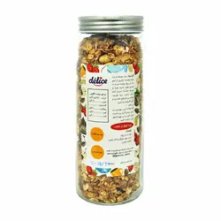 گرانولا شکلات و توت فرنگی ۳۵۰ گرم دلیس - delice
