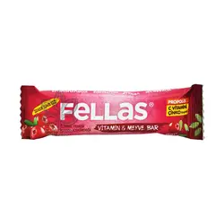 ویتامین بار کرنبری و تخم کدو ( بدون گلوتن ، وگان ) ۳۵ گرم فلاس - Fellas