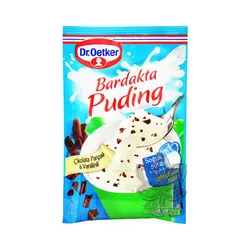 پودر پودینگ وانیلی با تکه های شکلات لیوانی ۳۴ گرم دکتر اوتکر - dr.oetker