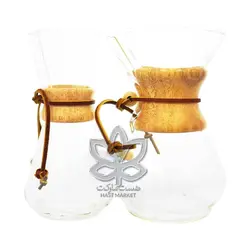 قهوه ساز کمکس شیشه ای ۳ کاپ - chemex