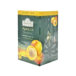 چای سیاه کیسه ای با طعم زردآلو ۲۰ عدد احمد - ahmad tea