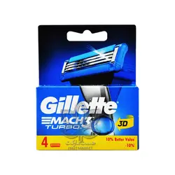 تیغ یدک مچ تری توربو ۴ عدد ژیلت - gillette