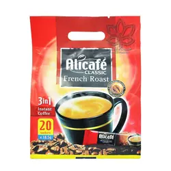 قهوه فوری فرنچ رست ۳ در ۱ قرمز ۲۰ عدد علی کافه - alicafe