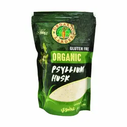 پودر پوسته اسفرزه ( موسیلیوم ) ارگانیک ۲۰۰ گرم ارگانیک لردر - organic larder