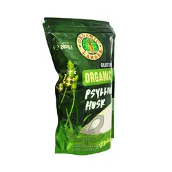 پودر پوسته اسفرزه ( موسیلیوم ) ارگانیک ۲۰۰ گرم ارگانیک لردر - organic larder