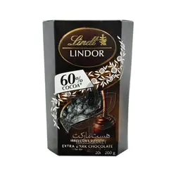 شکلات تلخ ۶۰ درصد ۲۰۰ گرم لیندور لینت - lindt