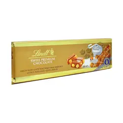 شکلات شیری با فندق ۳۰۰ گرم پریمیوم لینت - lindt
