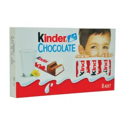 شکلات شیری ۸ عددی کیندر - kinder