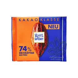 شکلات تلخ پرو ۷۴ درصد ۱۰۰ گرم ریتر اسپرت - ritter sport