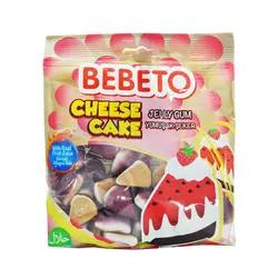 پاستیل چیز کیک ۱۲۰ گرم ببتو - bebeto