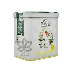 چای سیاه با بهارنارنج جعبه فلزی موزیکال ۸۰ گرم احمد - ahmad