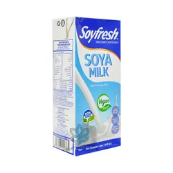 شیر سویا ساده ( وگان ) ۱ لیتر سوی فرش - soyfresh