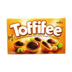 تافی با مغز شکلات و فندق ۱۲۵ گرم تافی فی - toffifee