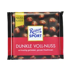 شکلات تلخ با فندق کامل ۱۰۰ گرم ریتر اسپرت - Ritter Sport